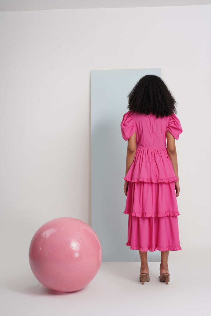 Princess Dress- Bubble Gum Pink