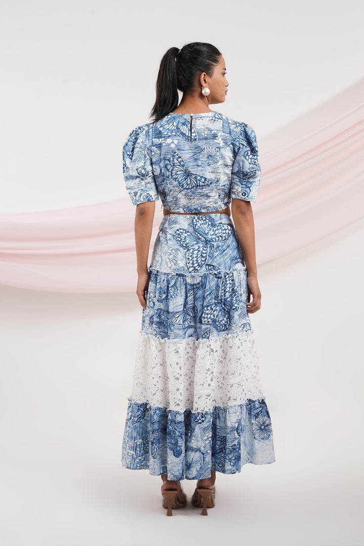 Zidagi Top - Butterfly Blue