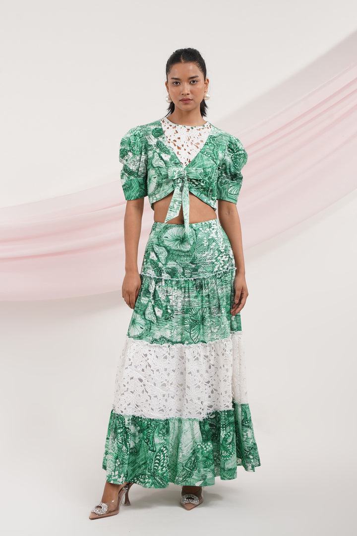 Zidagi Top - Butterfly Green