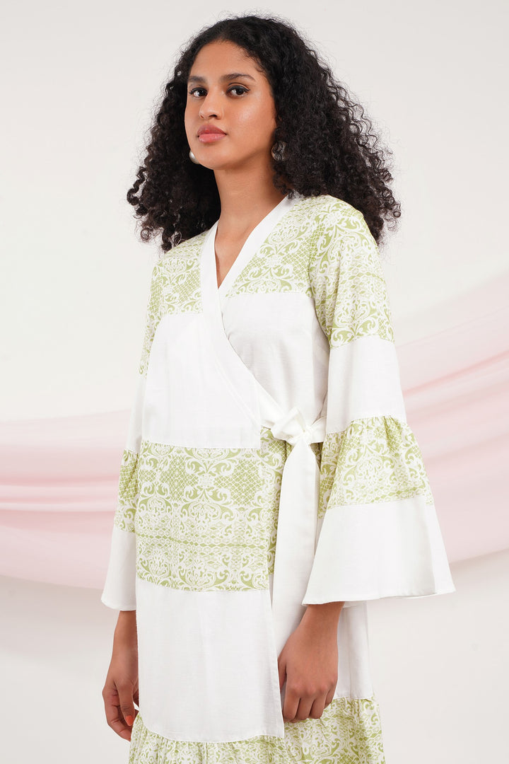 Zidy Dress - Green Lace