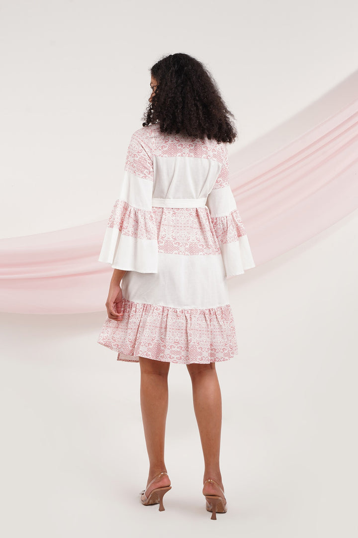 Zidy Dress - Pink Lace