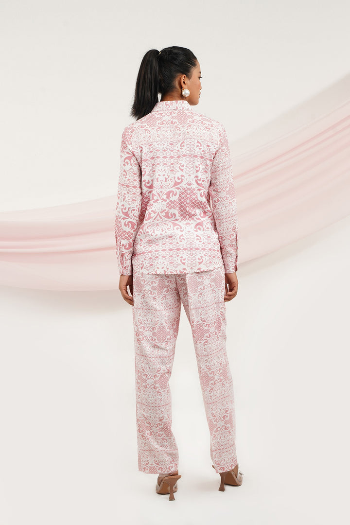 Wing It Top- Pink Lace