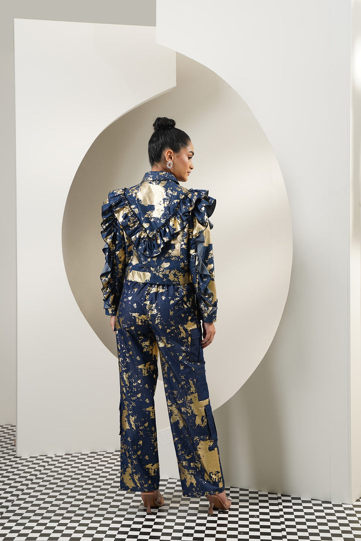 Galaxy Top- Navy Blue