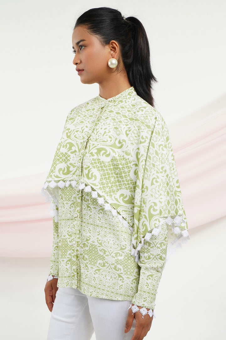 Koffee Top - Green Lace