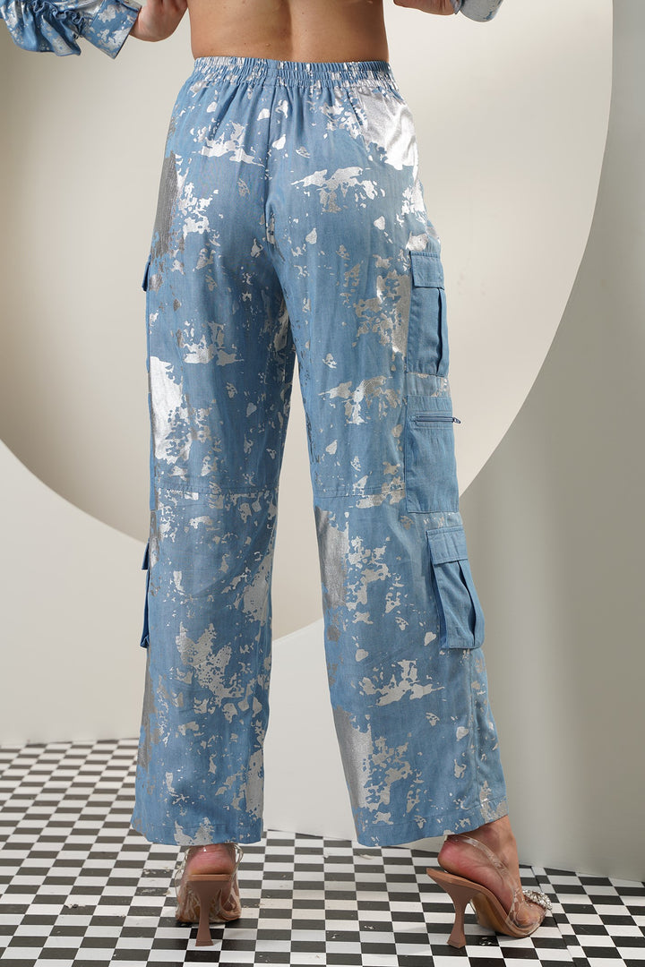 Galaxy Pants- Sky Blue