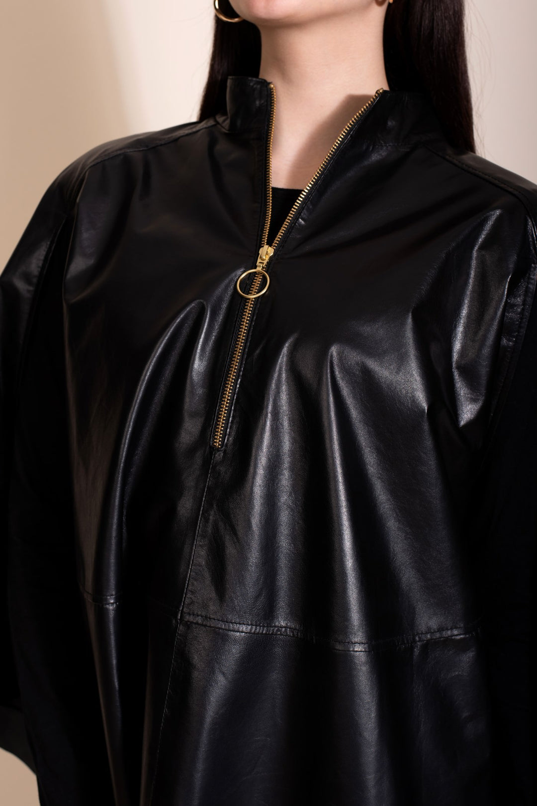 Yaylie's Poncho Jacket - Black