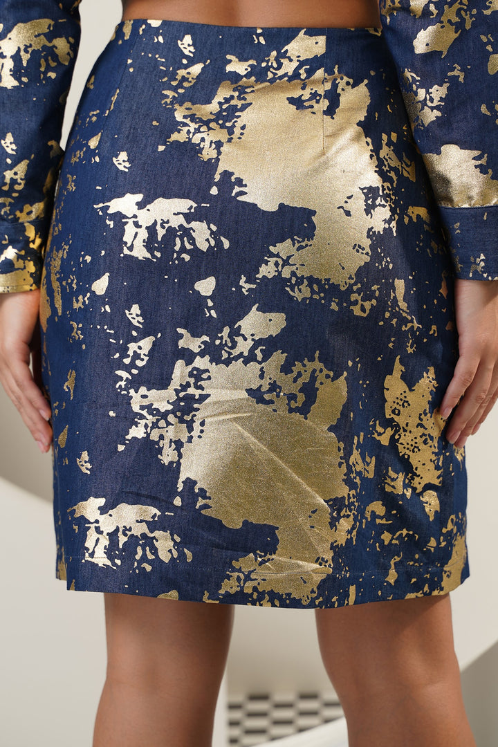 Galaxy Skirt- Navy Blue