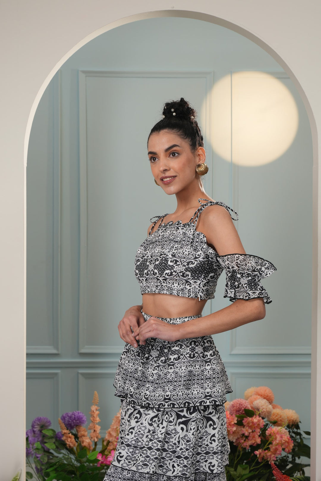 Sassy Top - Black Lace