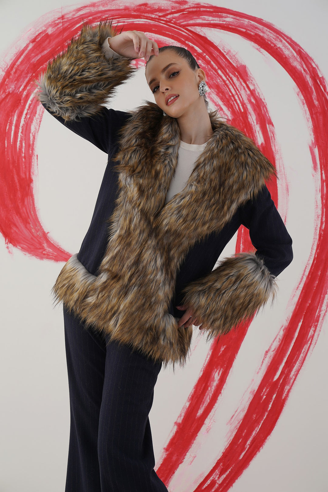 gardenia jacket- navy/ grey