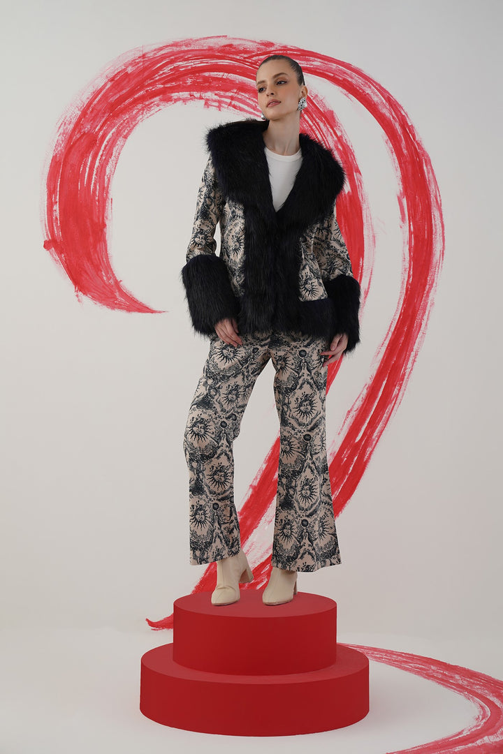 gardenia jacket- sun print