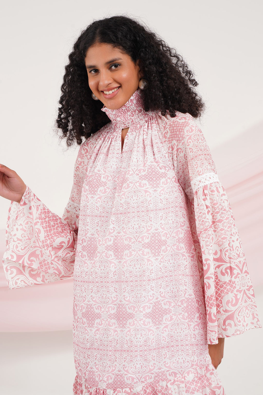 Curizio Dress - Pink Lace