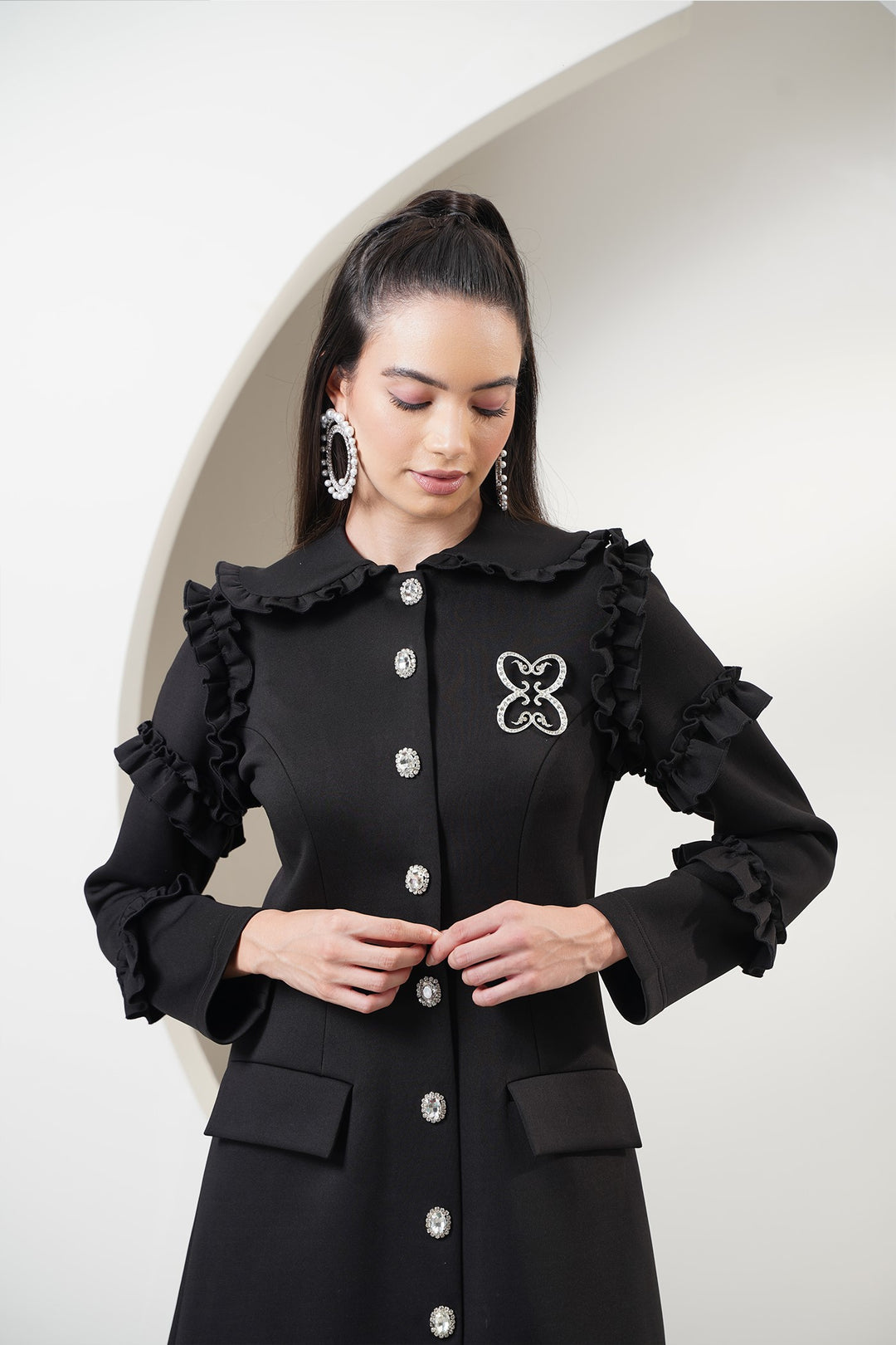 Sofiana Dress/Coat Black