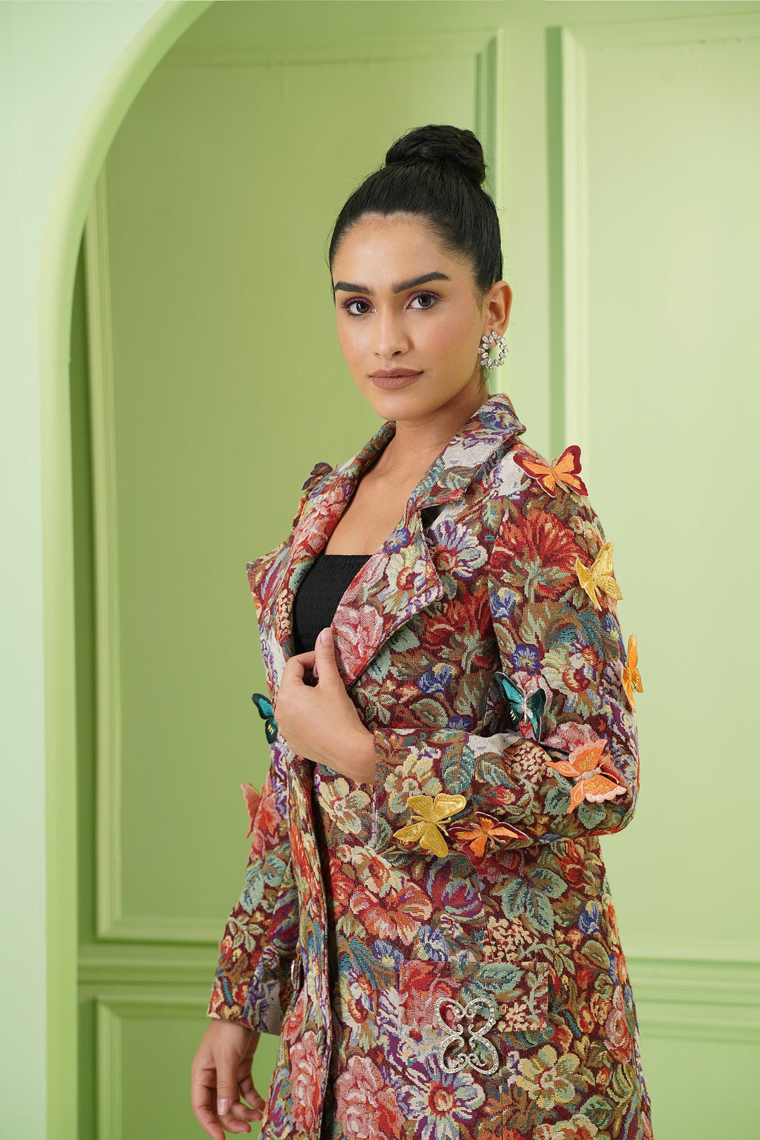 Mirangi Overcoat - Roses