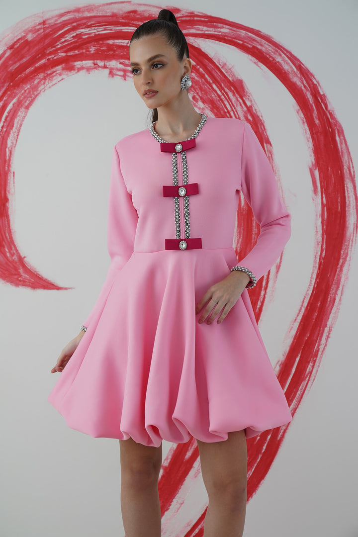 Patra dress- pink and baby pink