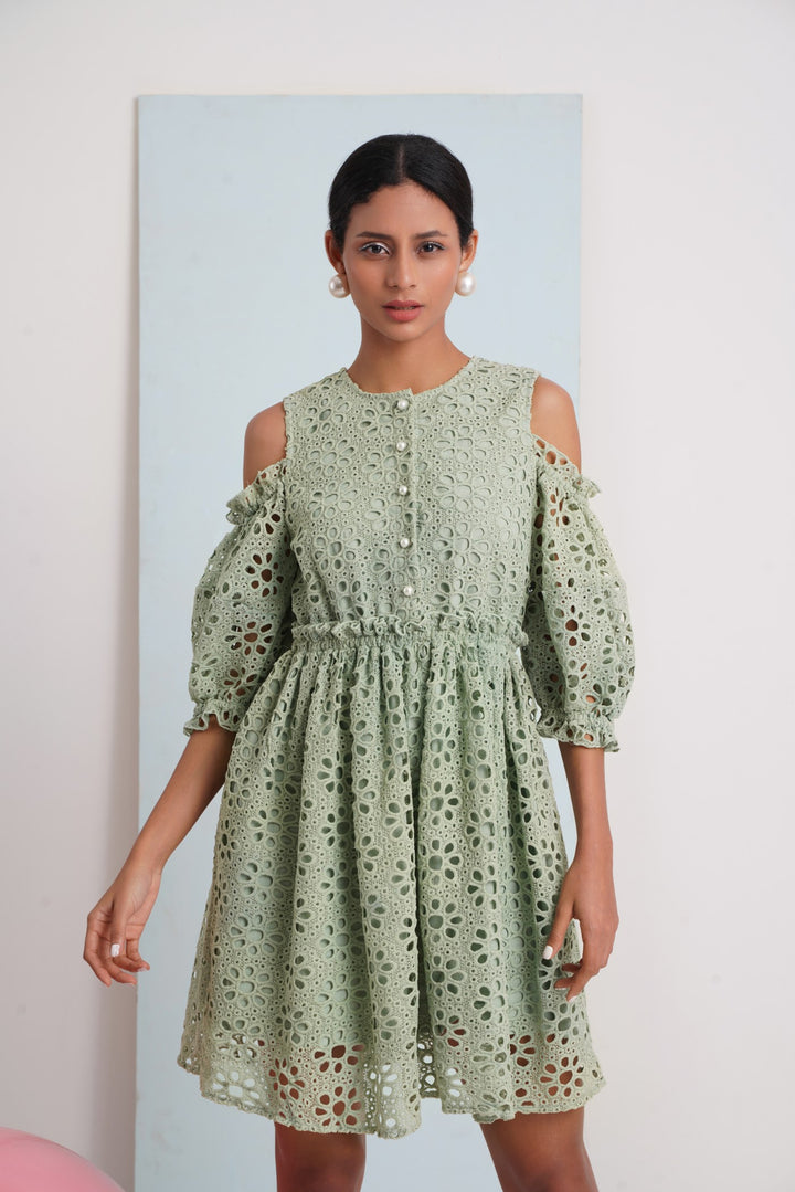 Forever Yours Dress - Aqua Floral