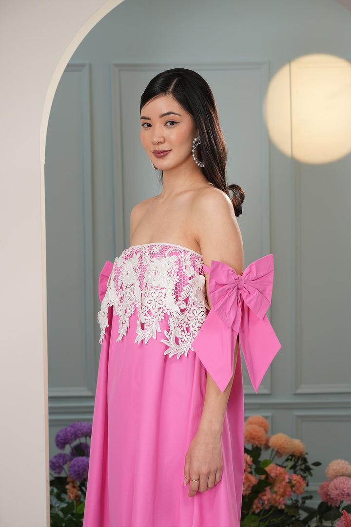 Panjim Dress-Bubblegum