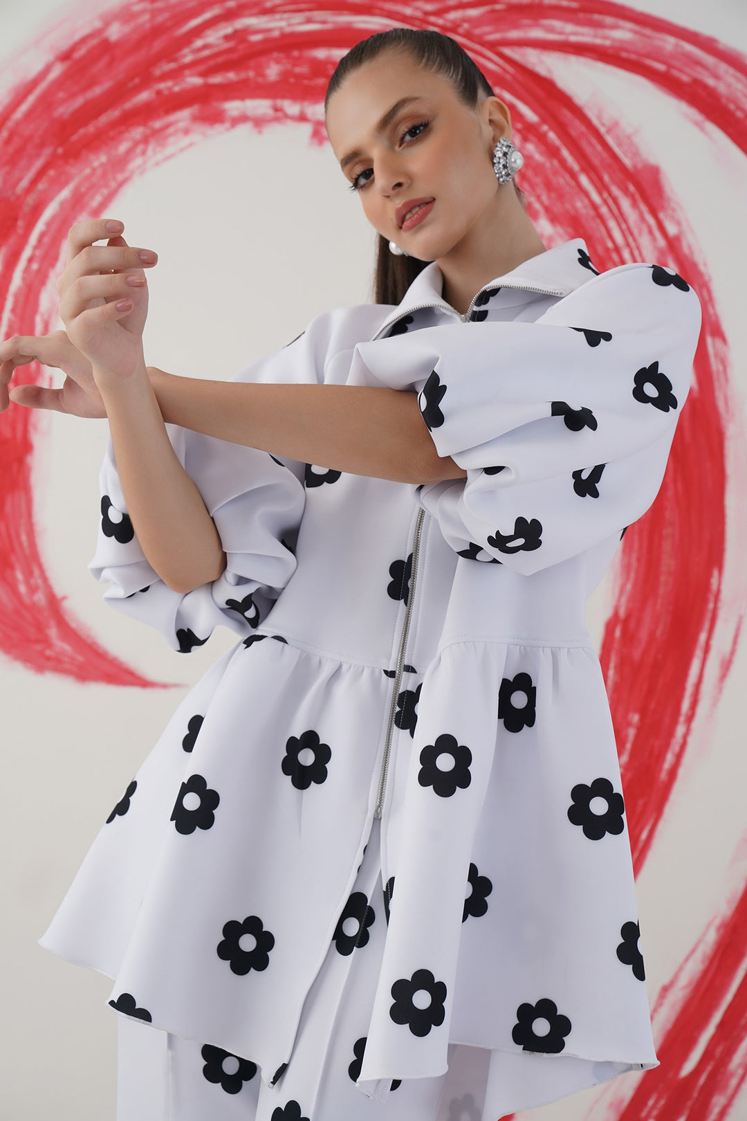 barcelona top- floral