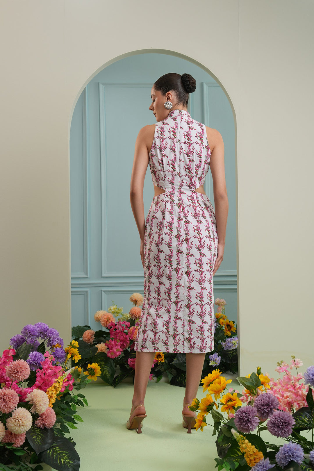 Cancun dress - Bougainvellia