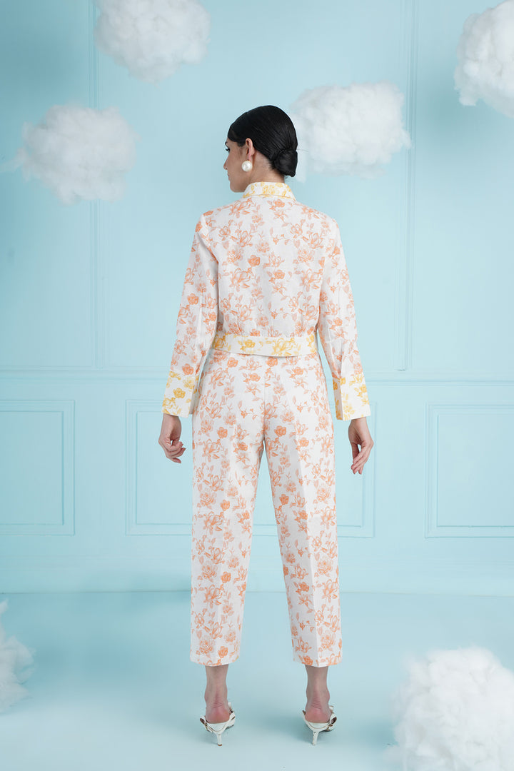 Bithali Pants- Yellow And Orange