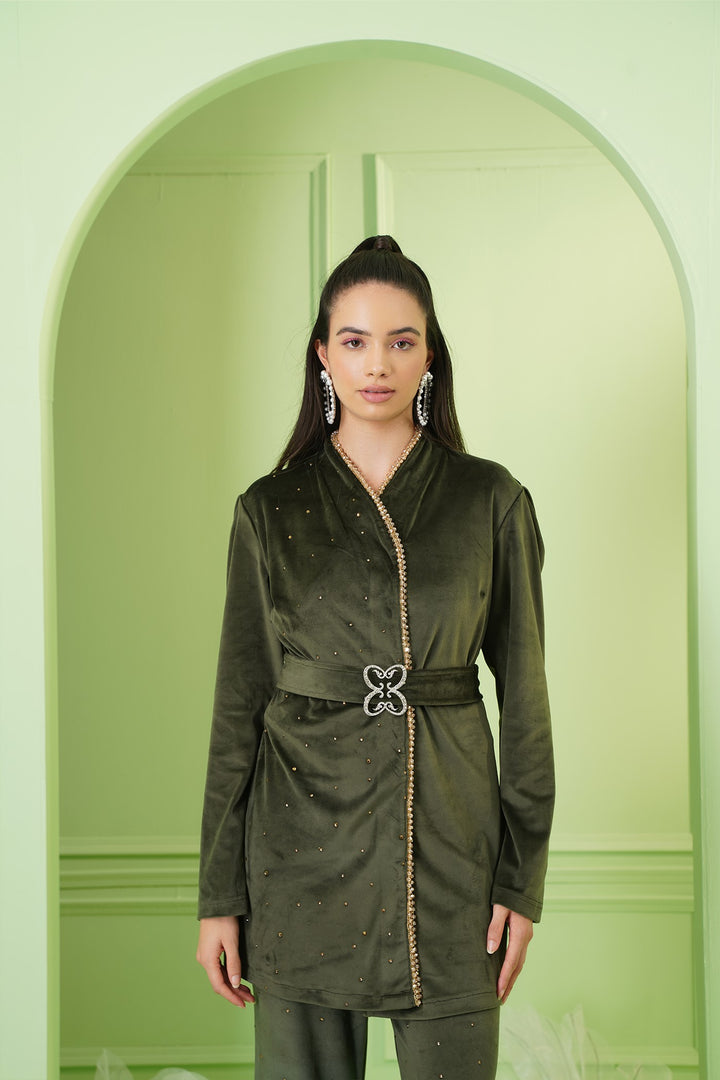 Scottish Top - Olive Green