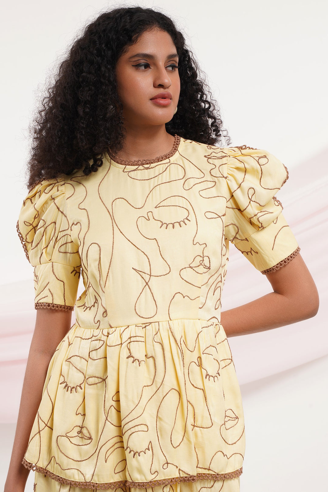 Fantastic Dress - Yellow Faces