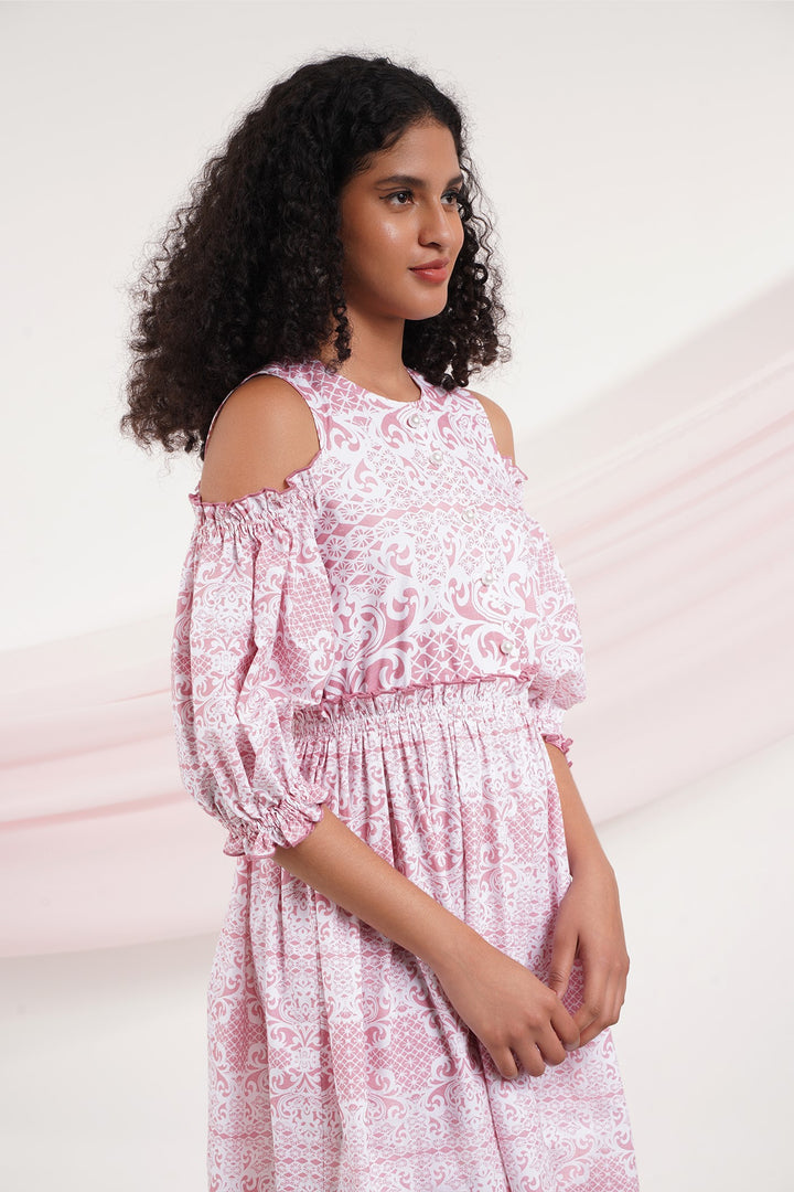 Forever Yours Dress - Lace Pink