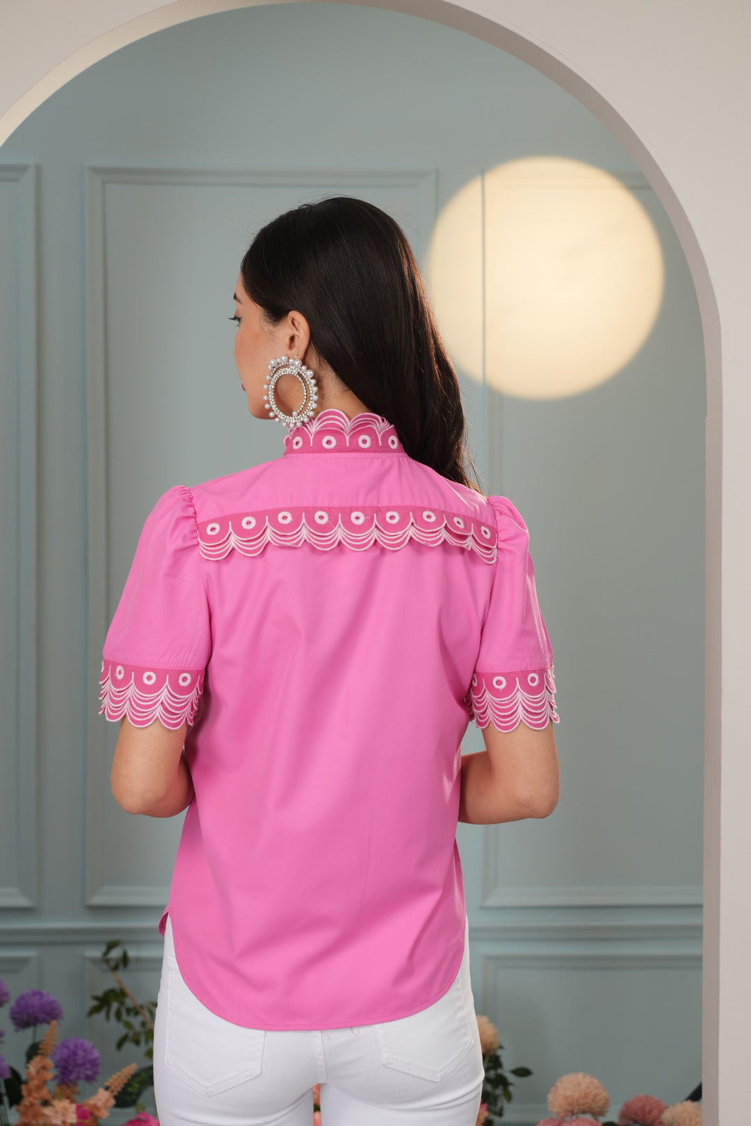 Dilly Dally Top- Bubble Gum