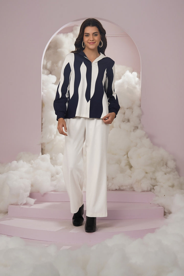 Not calling it a night pants-white