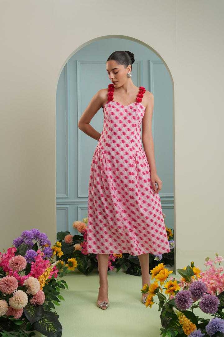 Loro dress- roses