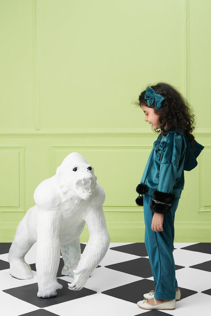 It Girl Top- Teal-Kids