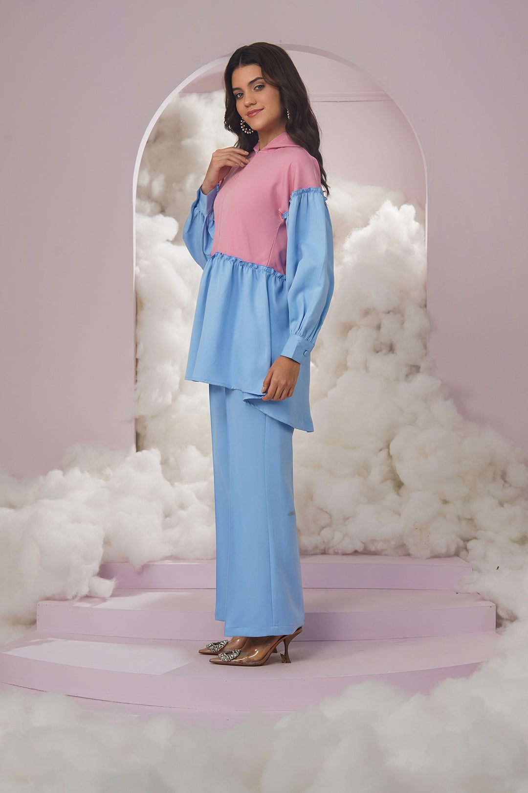 The OG top - pink and blue