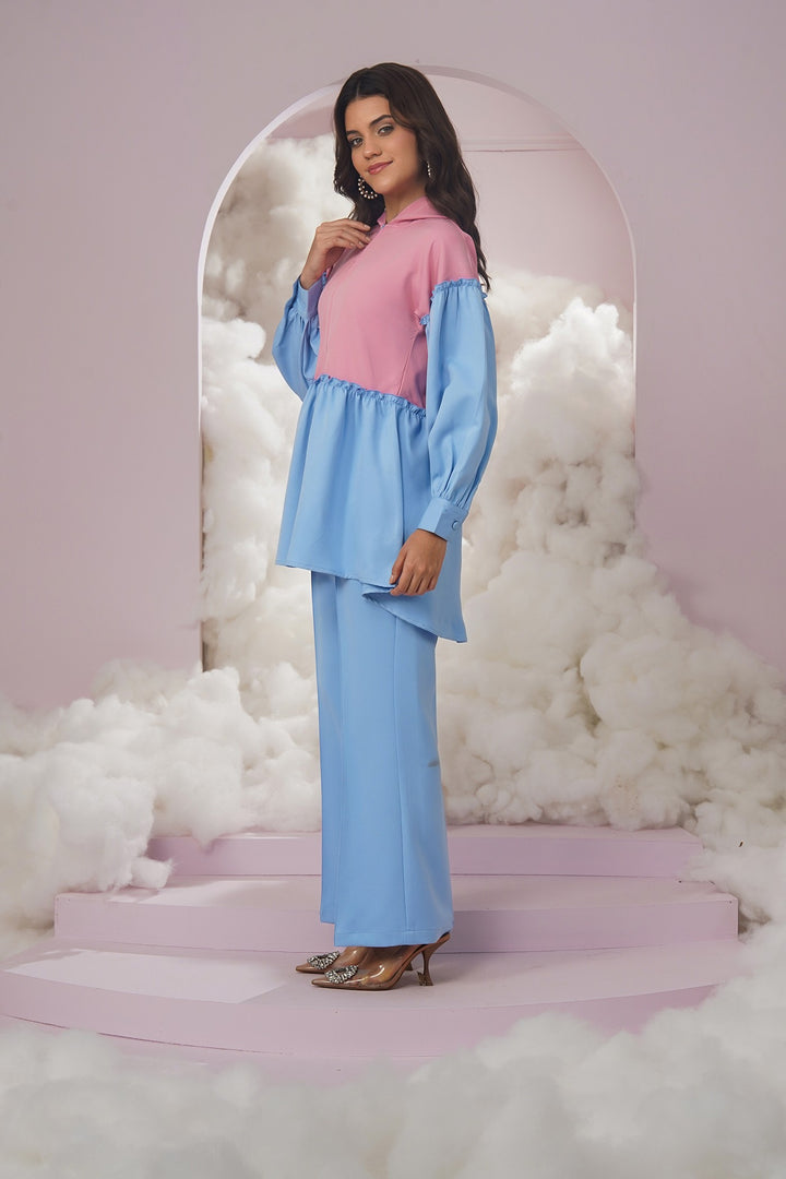 The OG top - pink and blue