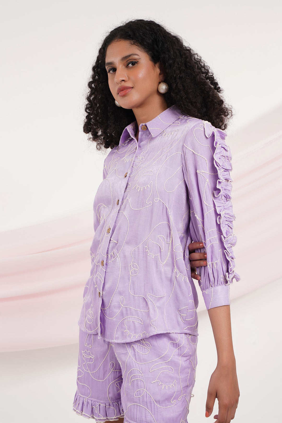 Head Over Heels Top- Faces Lavender