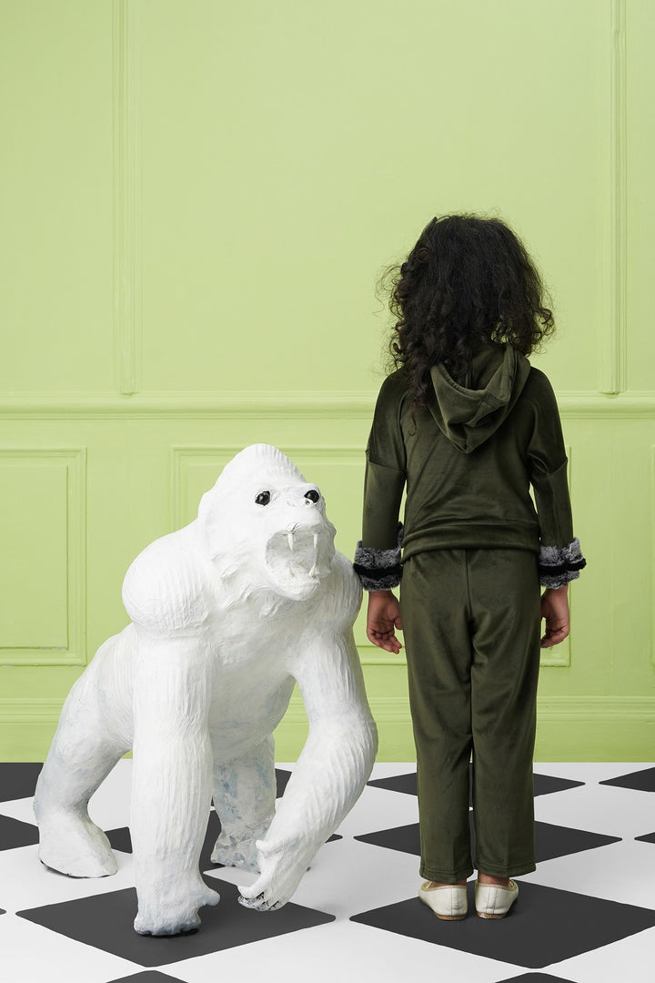 It Girl Pants -Olive-Kids