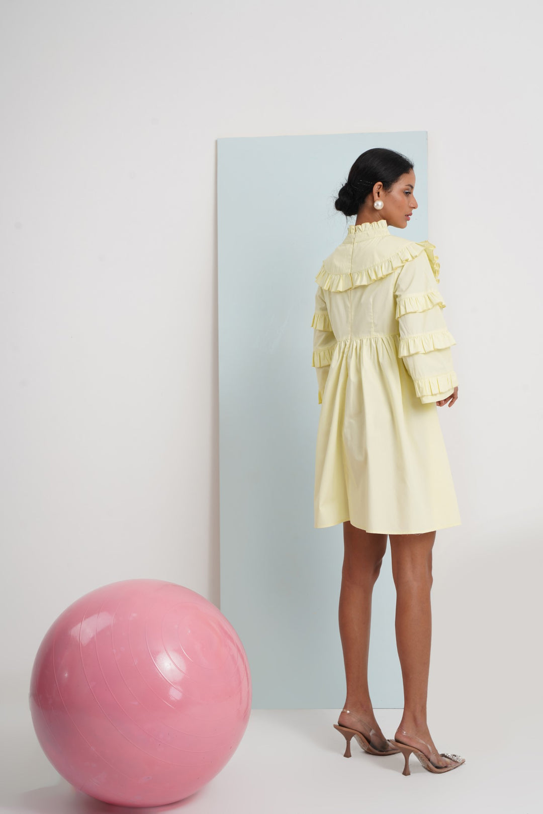 Baby Doll Dress- Yellow