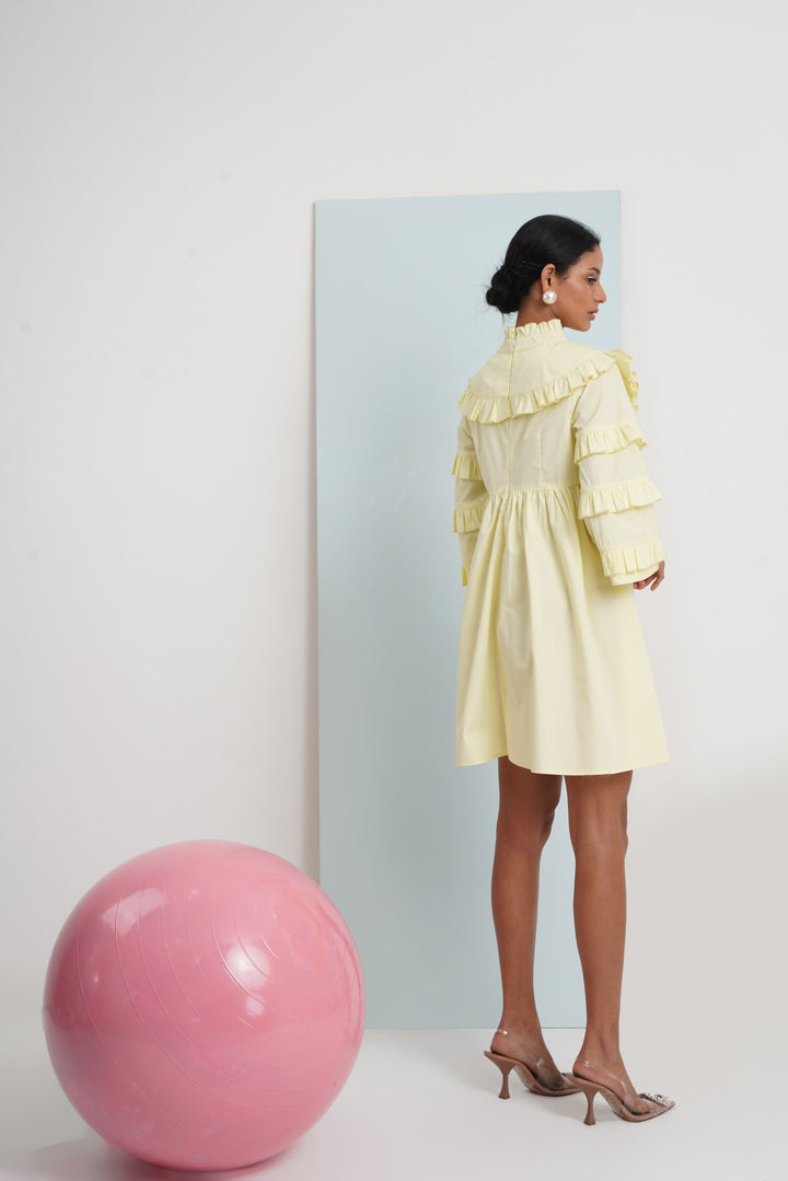 Baby Doll Dress- Yellow