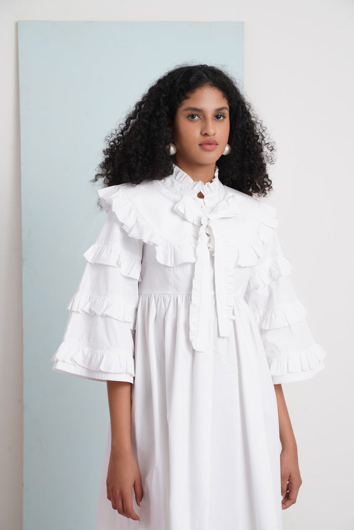 Baby Doll Dress- White