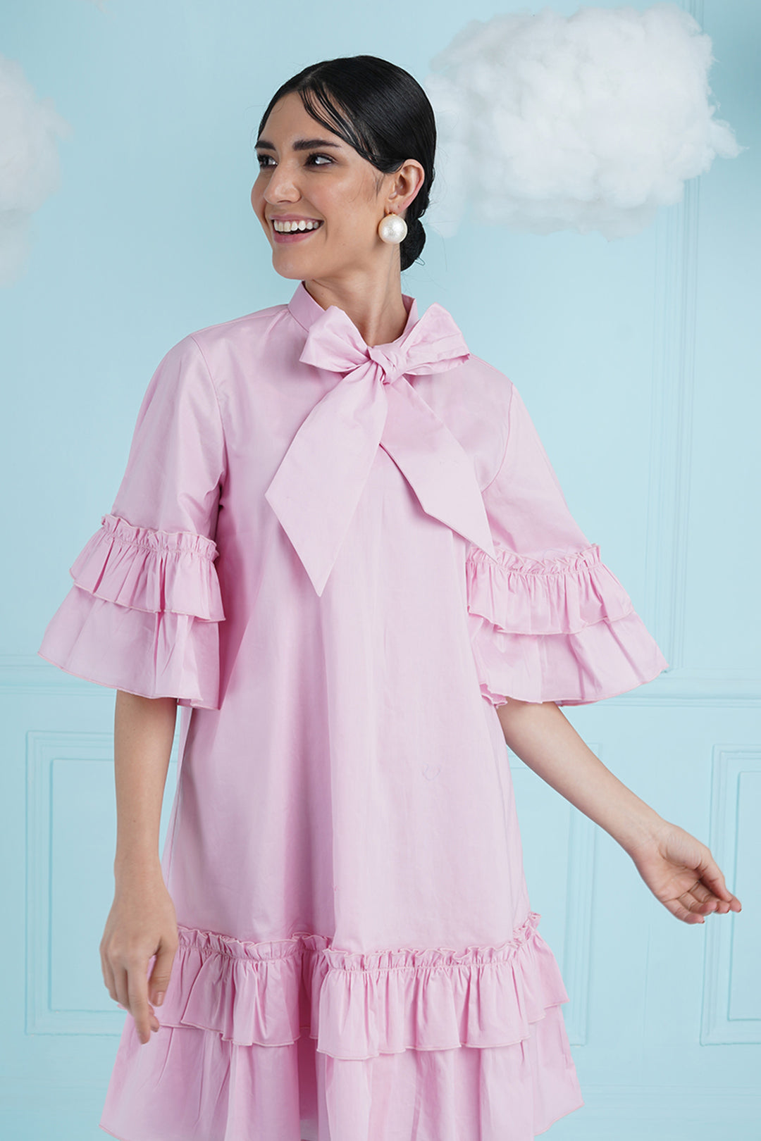 Cha Cha Cha Dress - Baby Pink