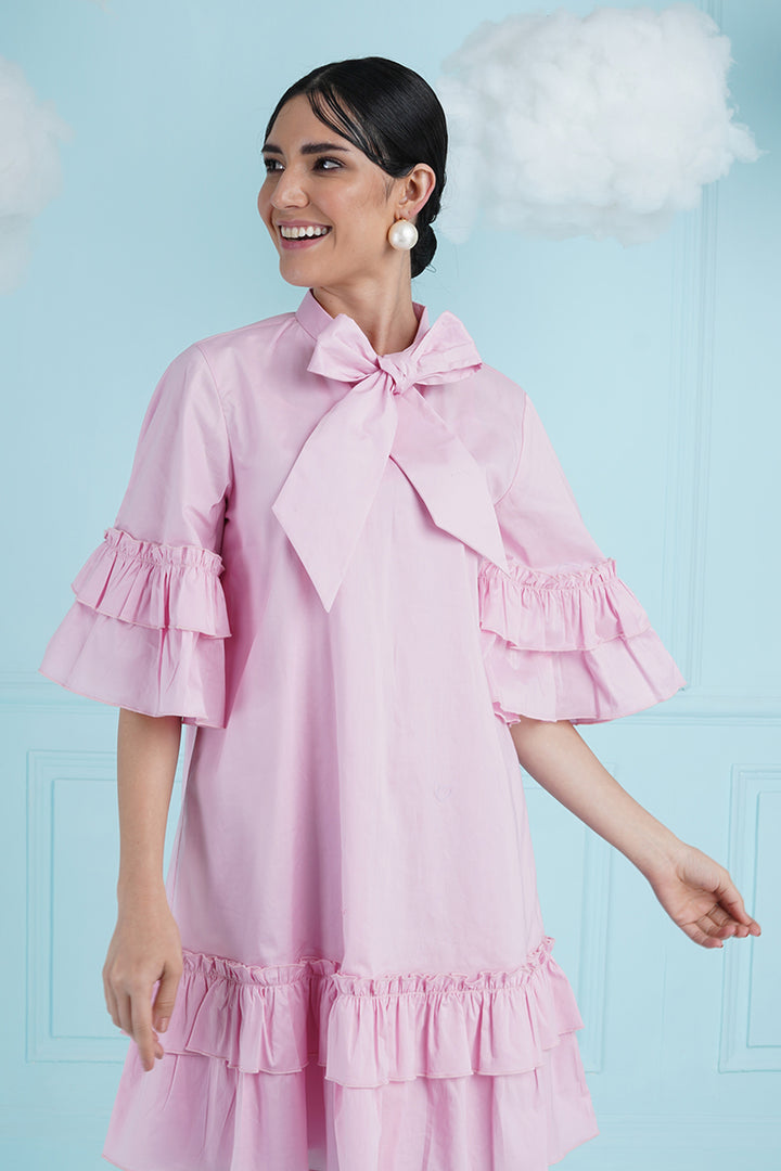 Cha Cha Cha Dress - Baby Pink