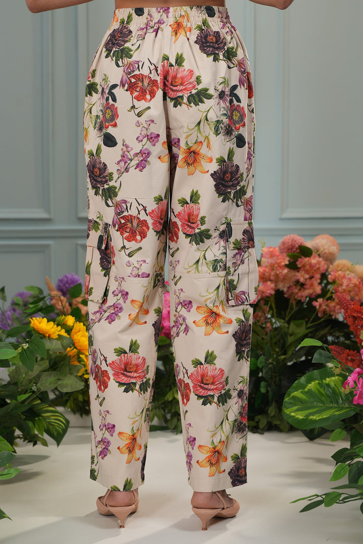 Lolita Cargo Pants - Botanical