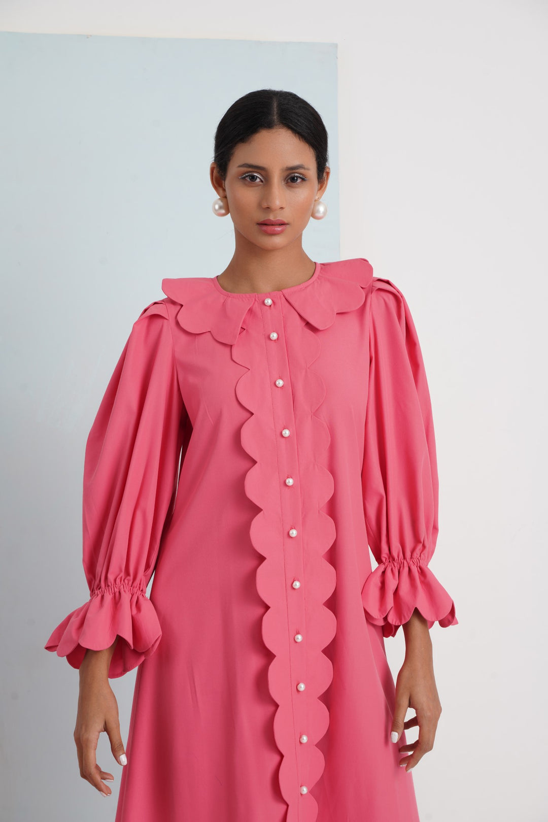Bakiza Dress- Coral