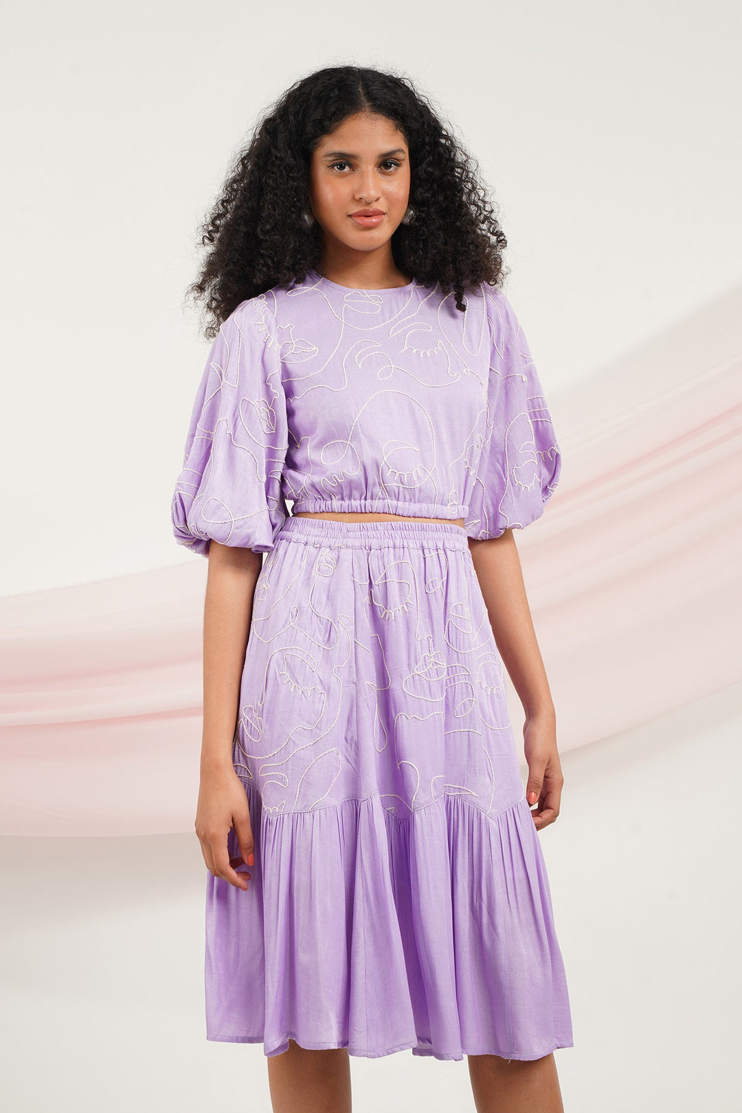 I Do Top- Faces Lilac