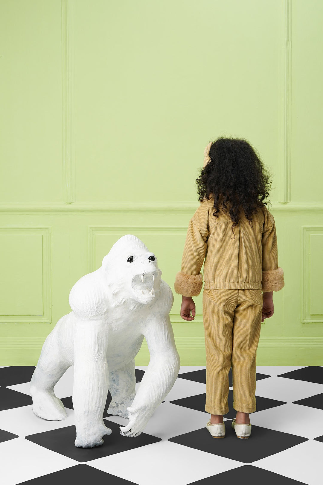 Barbie Jacket-Kids-Beige