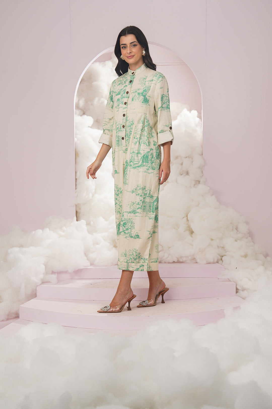 savana jumpsuit- aqua