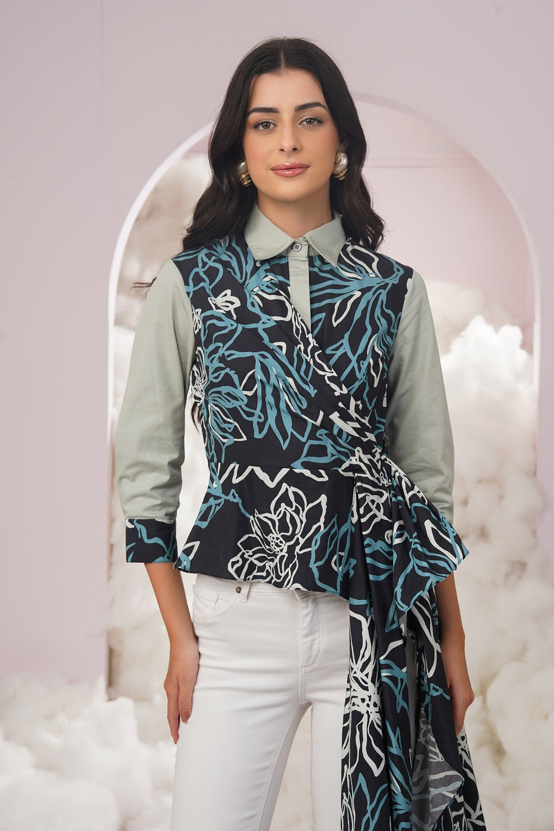 fio top - blue