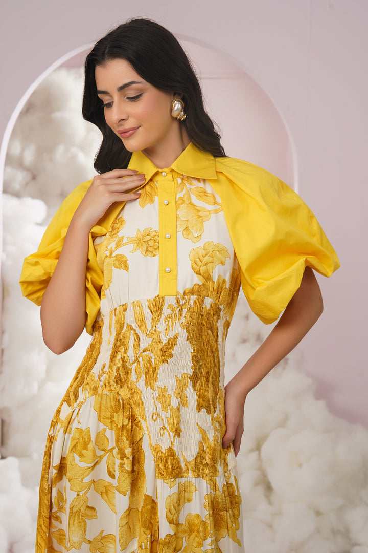 Muskan Sethi In alba dress - yellow
