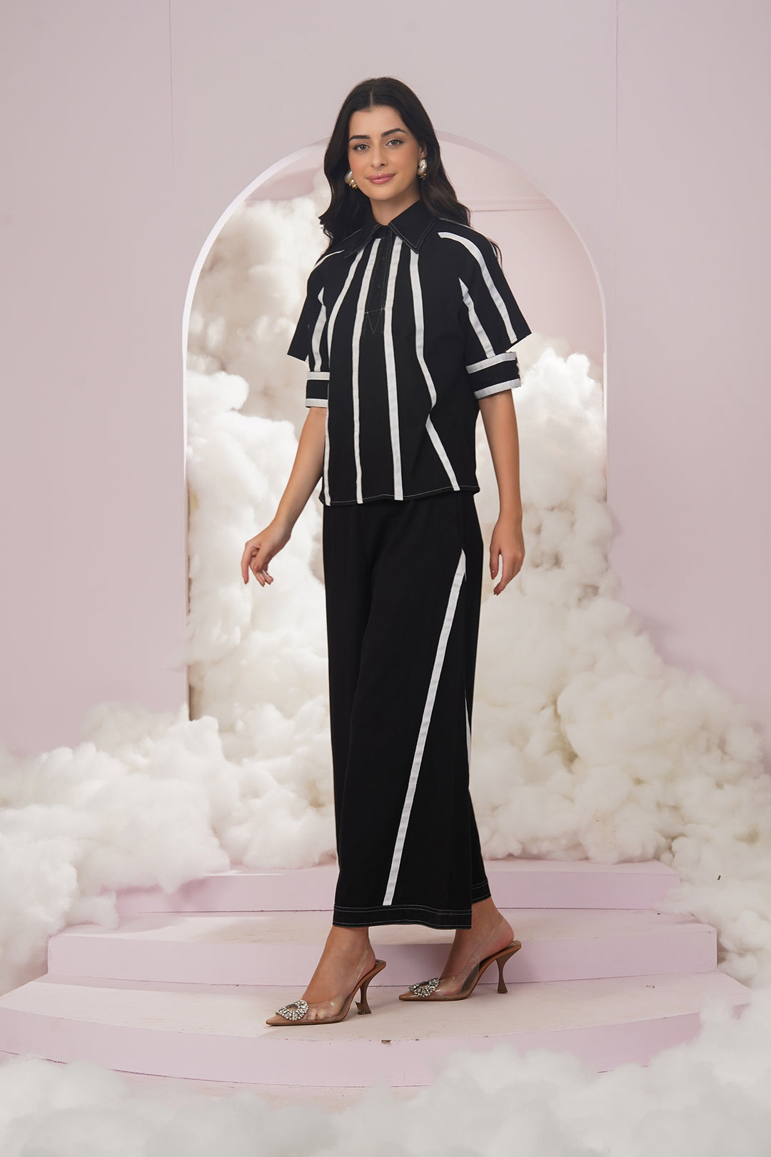 latte pants - black
