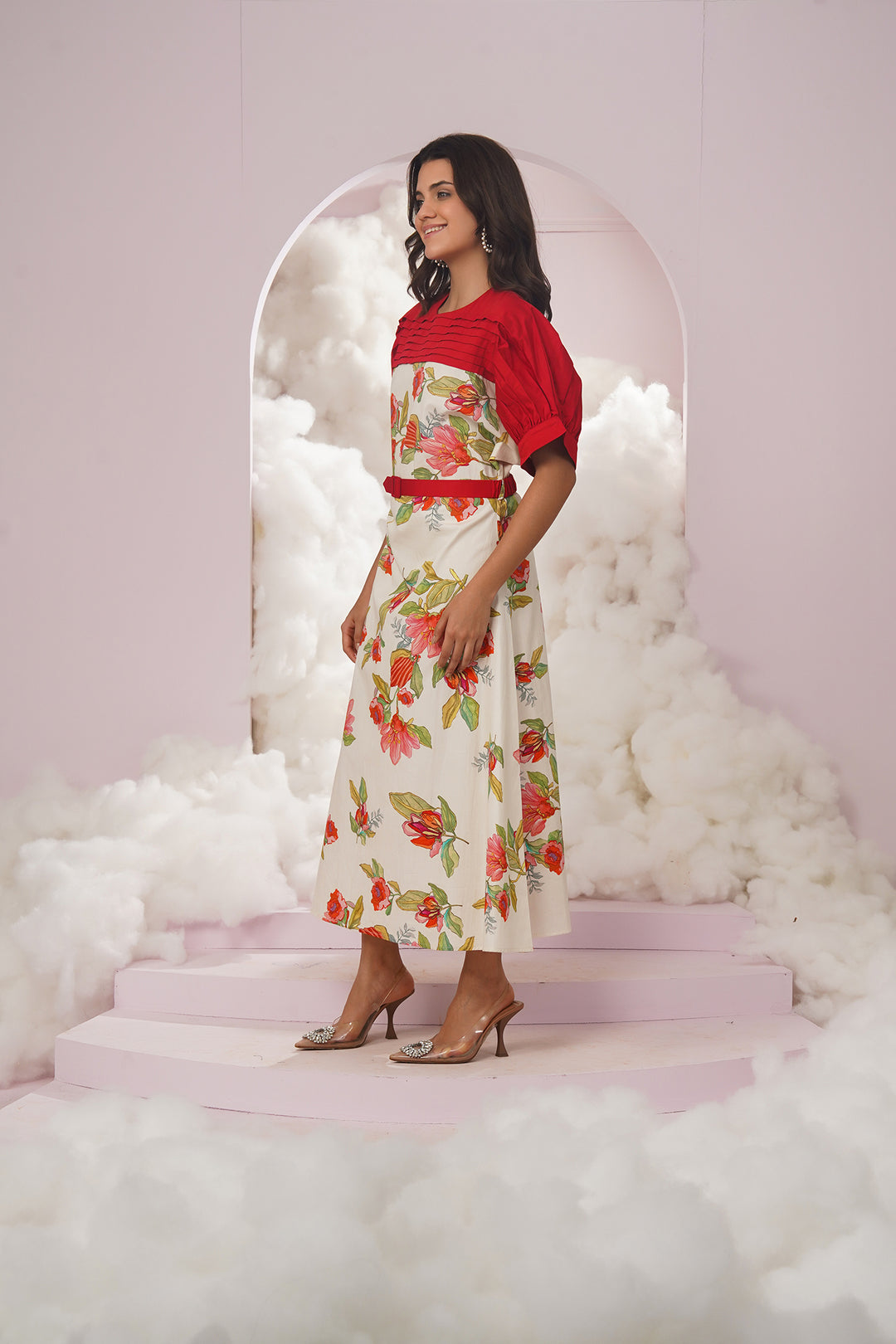 edgar dress- red