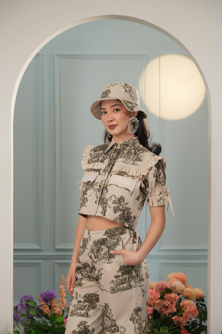Beat The Heat Hat - Toile Beige