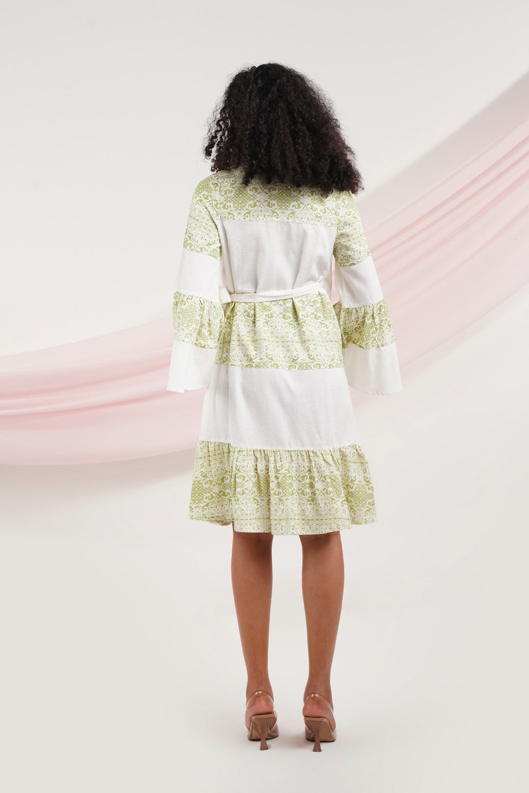 Zidy Dress - Green Lace